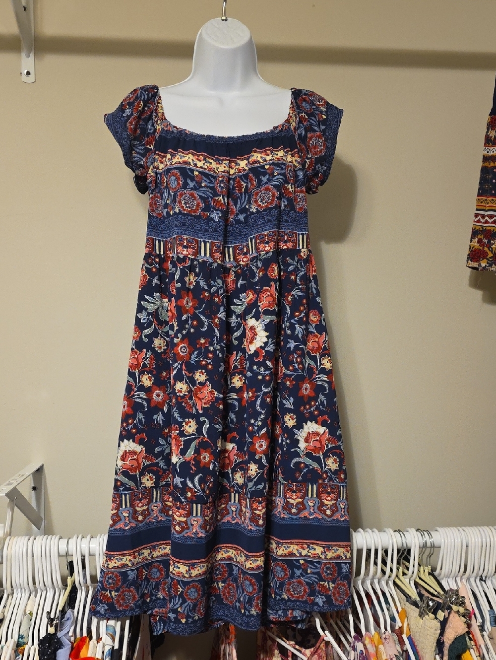 Knox Rose Summer Boho Midi. Size Small